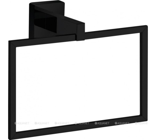 Держатель для полотенца кольцо Aquanet 6580MB черный матовый 6580MB