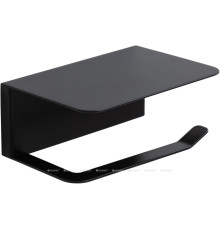 Держатель для туалетной бумаги Aquanet Магнум 150х100х60 мм черный матовый 00336613