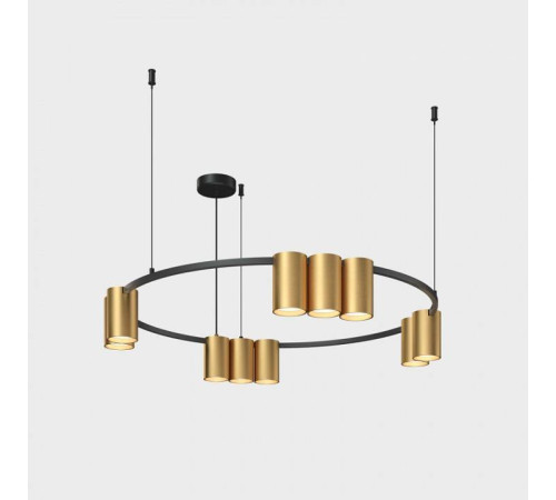 Подвесная люстра Denkirs Orbit DK4065-BK+SG