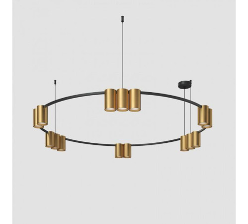 Подвесная люстра Denkirs Orbit DK4067-BK+SG