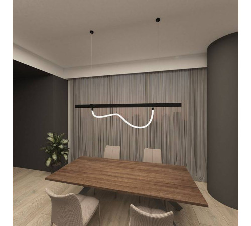 Подвес для трека Denkirs SMART RAY DK8064-BK