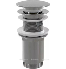 Водослив для умывальника AlcaPlast A392C Click-Clack 5/4 цельнометаллический A392C