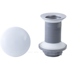 Донный клапан Allen Brau Fantasy керамический без перелива белый 5.11001.20