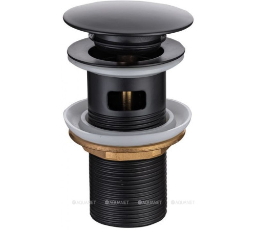 Донный клапан Allen Brau Priority Round 1 1/4 с переливом черный матовый 5.31023-31