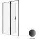 Душевая дверь в нишу Allen Brau Priority 1200 мм стекло Optiwhite черный 3.31009.BBA