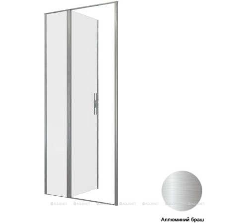 Душевая дверь Allen Brau Priority 900 мм стекло Optiwhite 8 мм браш. алюминий 3.31026.BA