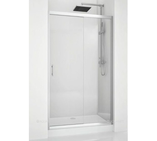 Душевая дверь в нишу Aquanet Alfa 1500х2000 мм стекло прозрачное хром NAA6121