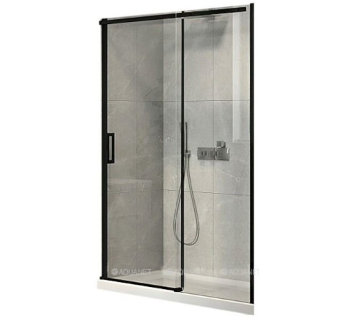 Душевая дверь в нишу Jacob Delafon Contra 120х200 см распашная черный матовый E22T120-BL