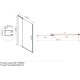 Душевая дверь Vincea Extra VDP-1E8090CL 800-900 мм хром прозрачное стекло VDP-1E8090CL