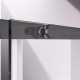 Душевая дверь Vincea Slim-N 110 см вороненая сталь стекло прозрачное VDS-4SN110CLGM