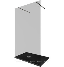 Душевая перегородка Allen Brau INFINITY 2 Walk-in 1200 мм тонир. серебро браш 3.21044.BA.T