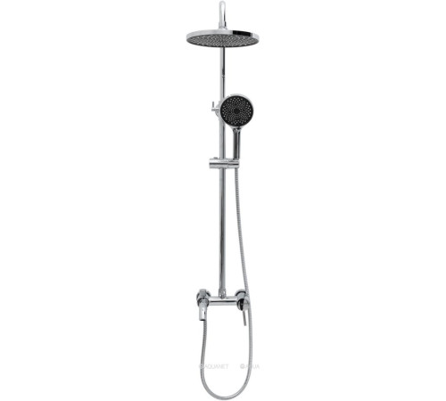 Душевая система со смесителем и тропическим душем Haiba HB2407