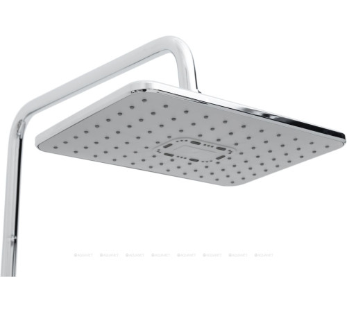 Душевая система Haiba HB24505-8 с изливом и тропическим душем хром/белый HB24505-8