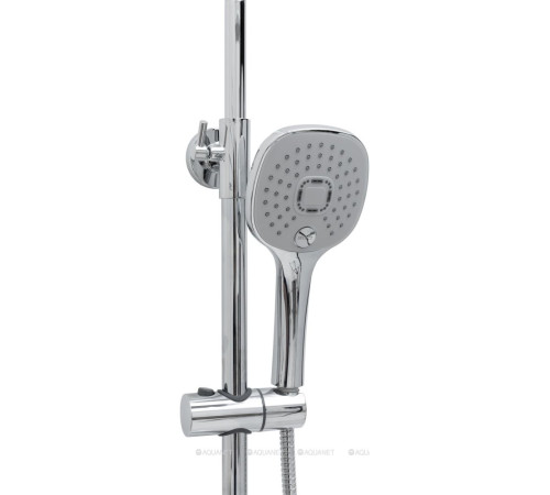 Душевая система Haiba HB24505-8 с изливом и тропическим душем хром/белый HB24505-8