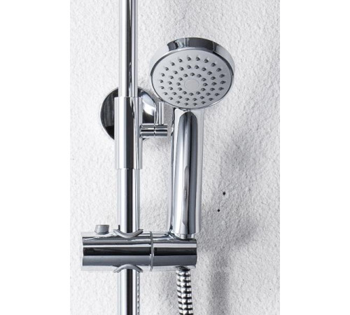 Душевая стойка со смесителем без излива Bravat Opal-C F9125183CP-A1-RUS