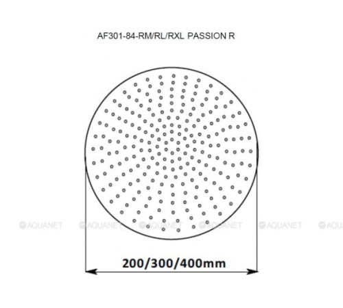 Смеситель встраиваемый с верхним и ручным душем Aquanet Static 2.11 00257167