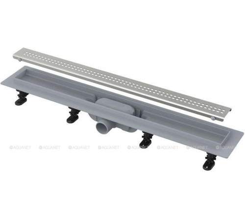 Водоотводящий желоб AlcaPlast Simple с порогами 850 мм APZ9-850M