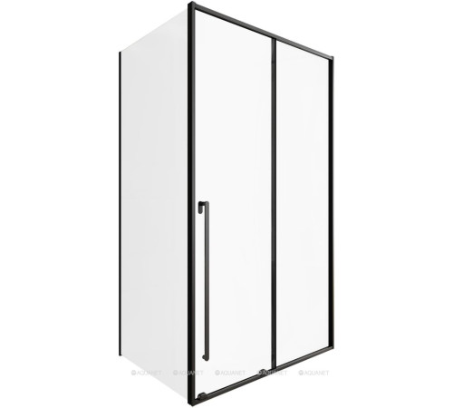 Душевое ограждение Allen Brau Fantasy 2.0 1200х800 мм 8 мм черный матовый 3.11006.31/3.11012.31