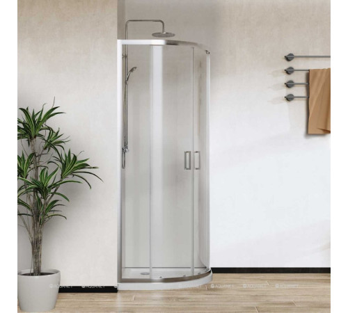 Душевой уголок Vincea City 900х900 мм хром стекло прозрачное VSQ-5CT900CL