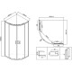 Душевой уголок Vincea City 900х900 мм хром стекло прозрачное VSQ-5CT900CL
