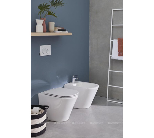 Унитаз приставной Jacob Delafon Rodin+ белый EDAA102-00