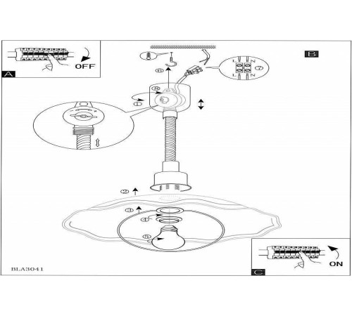 Подвесной светильник Eglo ПРОМО Vetro 3041