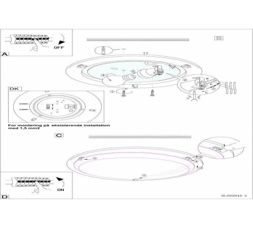 Накладной светильник Eglo ПРОМО Planet 3 83199