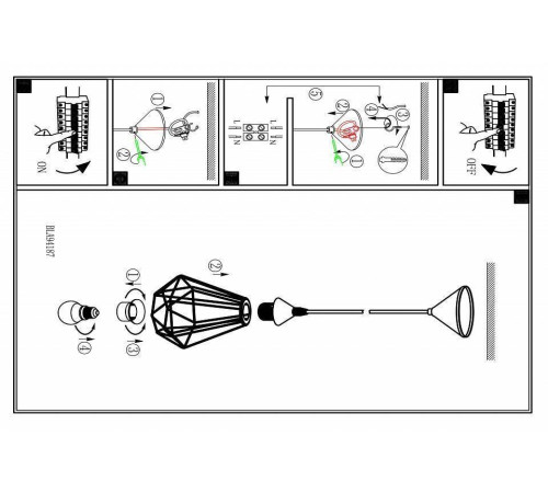Подвесной светильник Eglo ПРОМО Tarbes 94193
