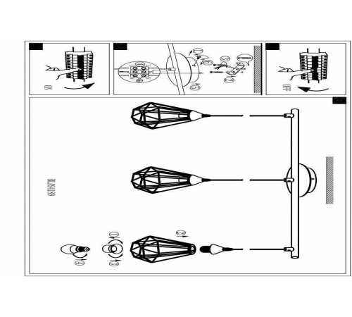 Подвесной светильник Eglo ПРОМО Tarbes 94195