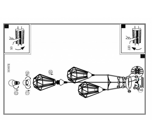 Подвесной светильник Eglo ПРОМО Tarbes 94196
