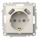Розетка с заземлением и со шторкой и 2хUSB type A, без рамки Elbi Eleсtriс Zena Vega 609-010200-317