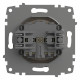 Розетка без заземления, без рамки Elbi Eleсtriс Zena Vega 609-010300-215