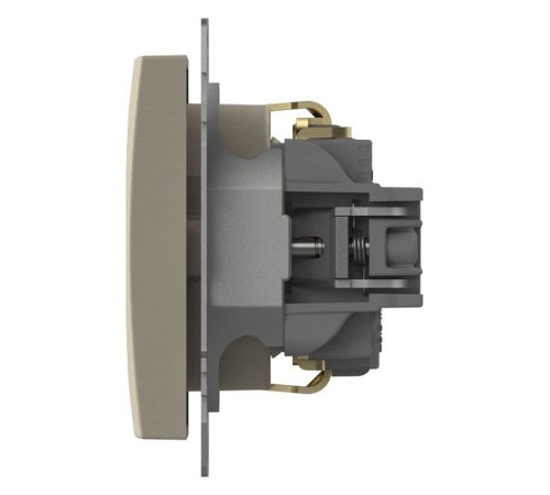 Розетка с заземлением, без рамки Elbi Eleсtriс Zena Vega 609-010300-217
