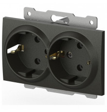 Розетка двойная с заземлением, без рамки Elbi Eleсtriс Zena Vega 609-011100-907