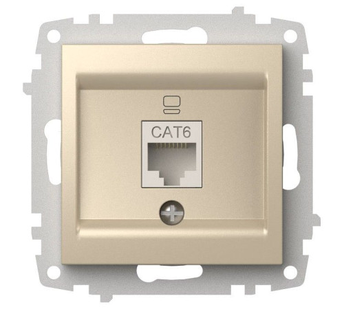 Розетка Ethernet RJ-45 без рамки Elbi Eleсtriс Zena Vega 609-012500-247