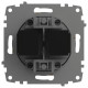 Розетка двойная Ethernet RJ-45 без рамки Elbi Eleсtriс Zena Vega 609-012500-248