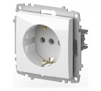 Розетка с заземлением, без рамки Elbi Eleсtriс Zena Vega 609-015600-217