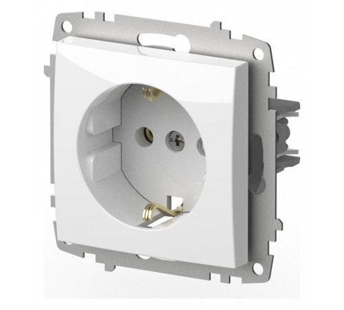 Розетка с заземлением, без рамки Elbi Eleсtriс Zena Vega 609-015600-217