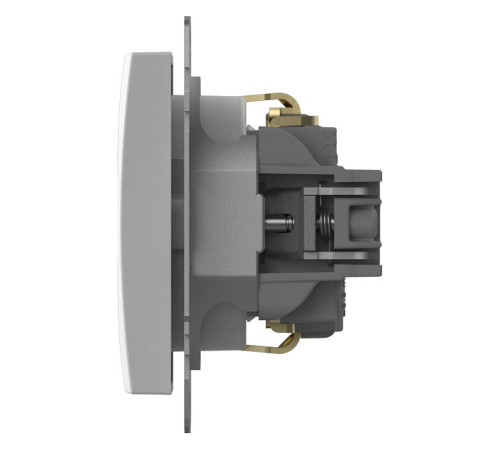 Розетка с заземлением, без рамки Elbi Eleсtriс Zena Vega 609-015600-217