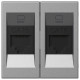 Розетка двойная Ethernet RJ-45 без рамки Elbi Eleсtriс Moda Vox 611-041032-248