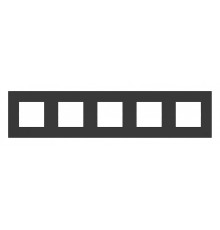 Рамка на 5 постов Elbi Eleсtriс Moda Vox 611-054812-250