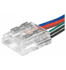 Соединитель лент линейный жесткий ELFLED STD Conn-4p/w-COB-10mm