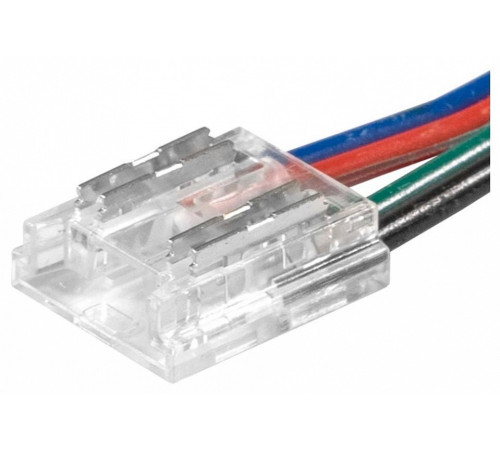 Соединитель лент линейный жесткий ELFLED STD Conn-4p/w-COB-10mm