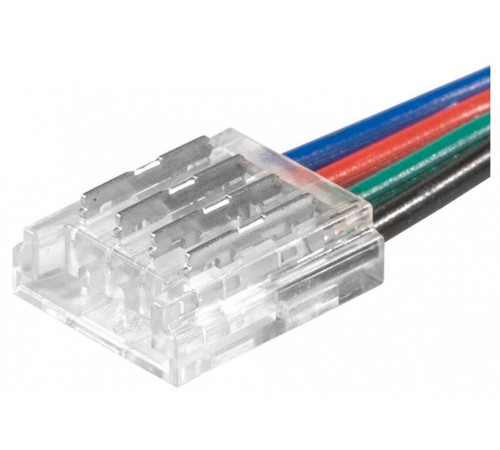 Соединитель лент линейный жесткий ELFLED STD Conn-4p/w-SMD-10mm