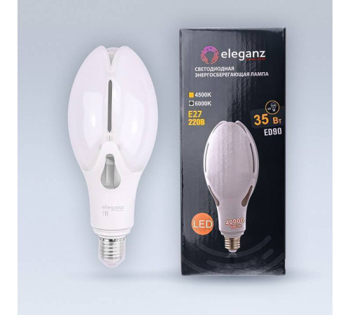 Лампа светодиодная Eleganz E27 35Вт 6000K EL-0085