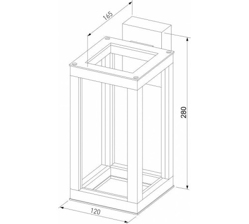 Светильник на штанге Elektrostandard Frame a051855