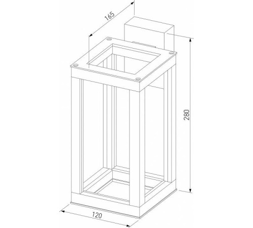 Светильник на штанге Elektrostandard Frame a051856