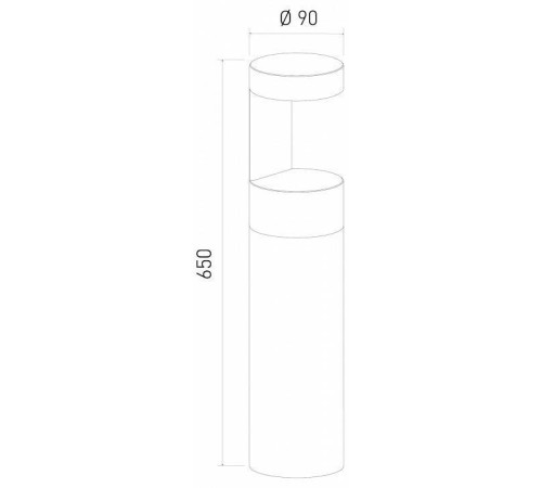 Наземный низкий светильник Elektrostandard Nimbus a055641