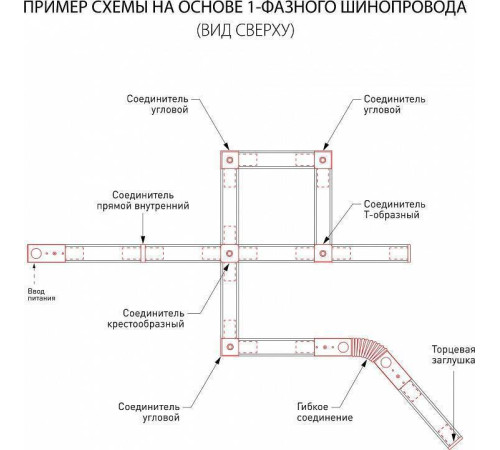 Трек встраиваемый Elektrostandard Track Rail BK Recessed a057091