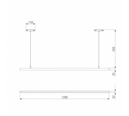 Подвесной светильник Elektrostandard Slim Magnetic a064803